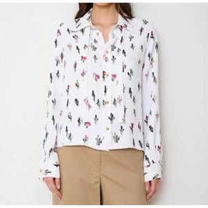 NEW WE-AR4 academy blouse ii in white multi
